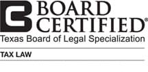 Board Certified | Texas Board of Legal Specialization | Tax Law | Robert M. Mendell